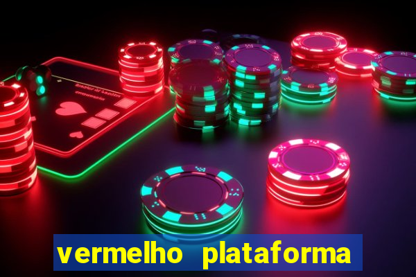 vermelho plataforma de jogos